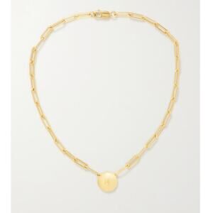 Loren Stewart Puff Link Gold Vermeil Necklace - One Size